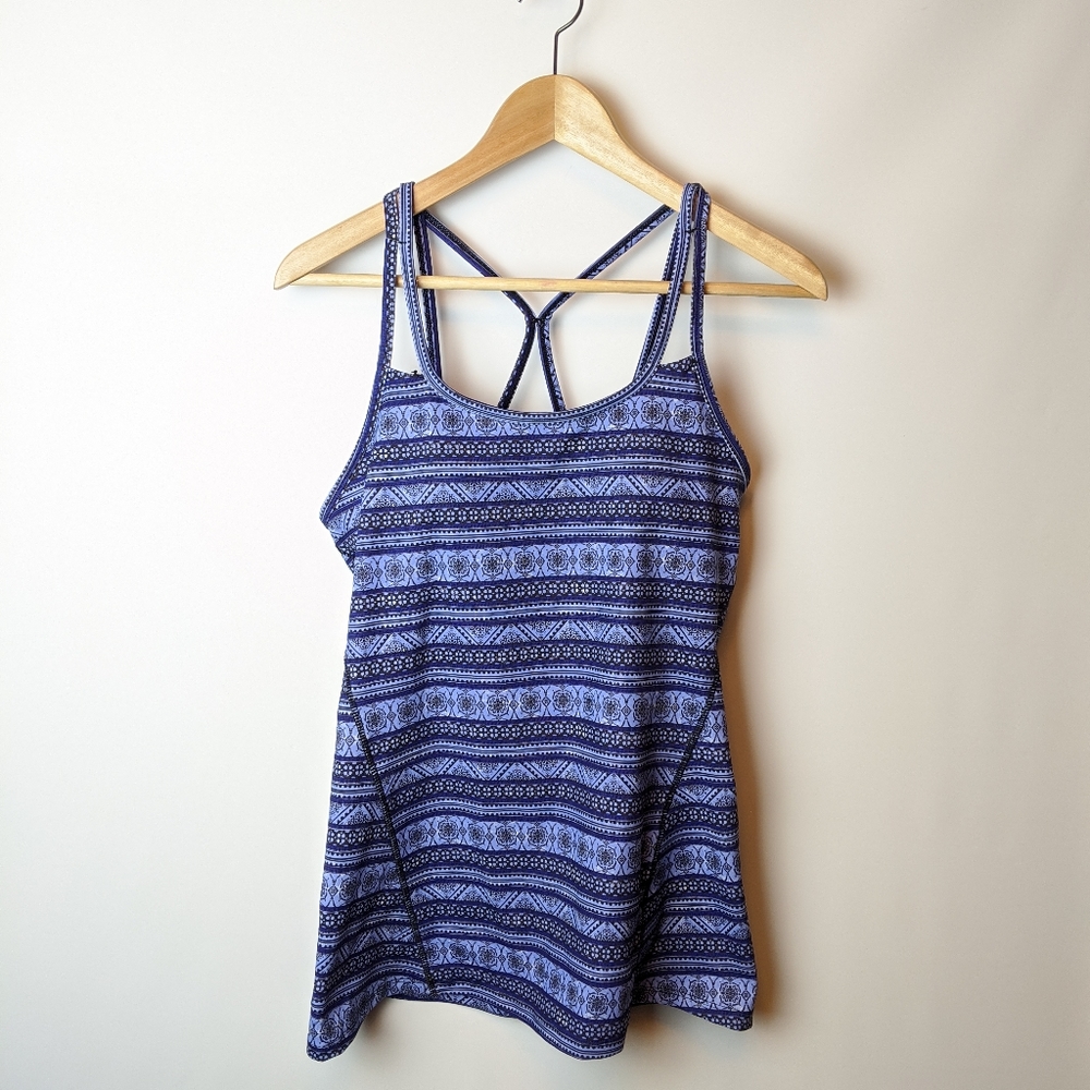 Gaiam Racerback tank geometric print